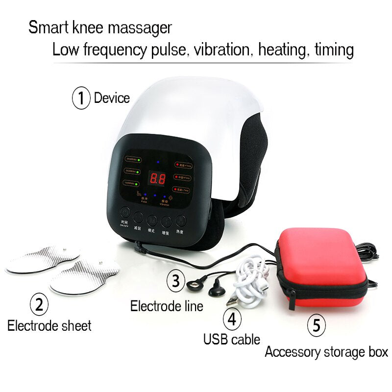 Fisioterapia Infrared Electric Heated Vibration Joint Physiotherapy Knee Massage Wibrator Relief Osteoarthritis Arthritis Care