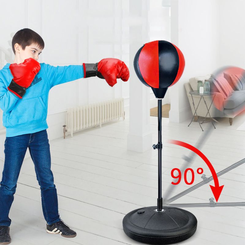 Punch Exercise Sports Set With Gloves KidsHobby Kids Punching Bag P31B