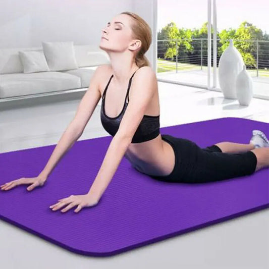 Yoga Mat Thick Non-slip Pilates Workout Fitness Exercise Pad Gym Workout Home Non-slip Indoor Fitness Yoga Mats