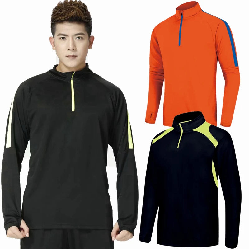 Running T Shirt Men Long Sleeve Sportswear Tennis Jogging basketball Fitness Tops Slim Fit quick Dry Exercise Gym Sports shirts