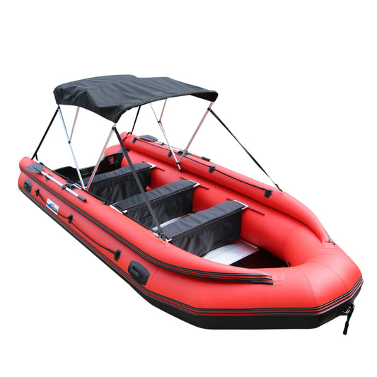 GTS500 Free to USA /CA Ready To Use Aluminum Floor Dingy Raft Inflatable Boat Fishing PVC