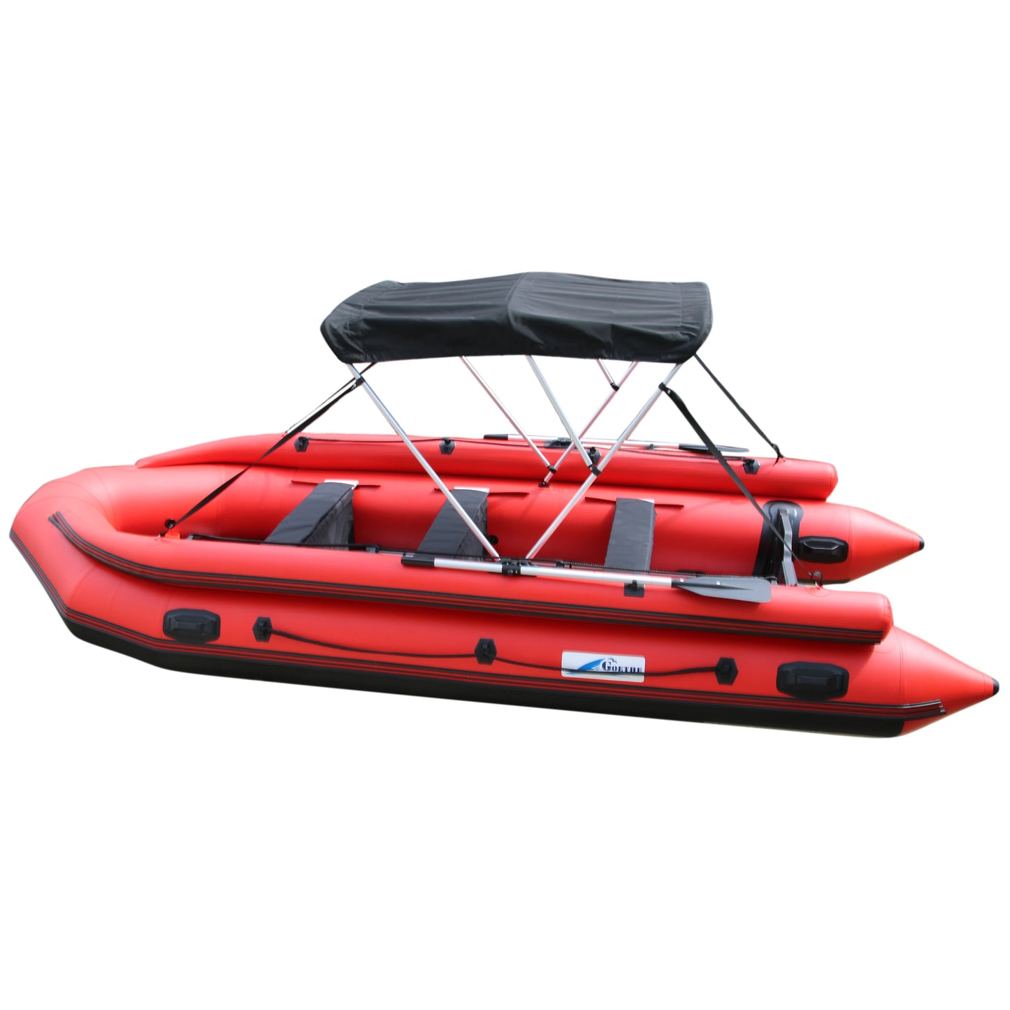 GTS500 Free to USA /CA Ready To Use Aluminum Floor Dingy Raft Inflatable Boat Fishing PVC