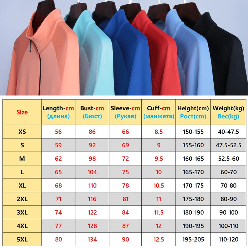 Women Running Jackets Quickly Dry Zip Up Jogger Fitness Long Sleeve XS-5XL Spring Autumn Training Casual Activewear Coat