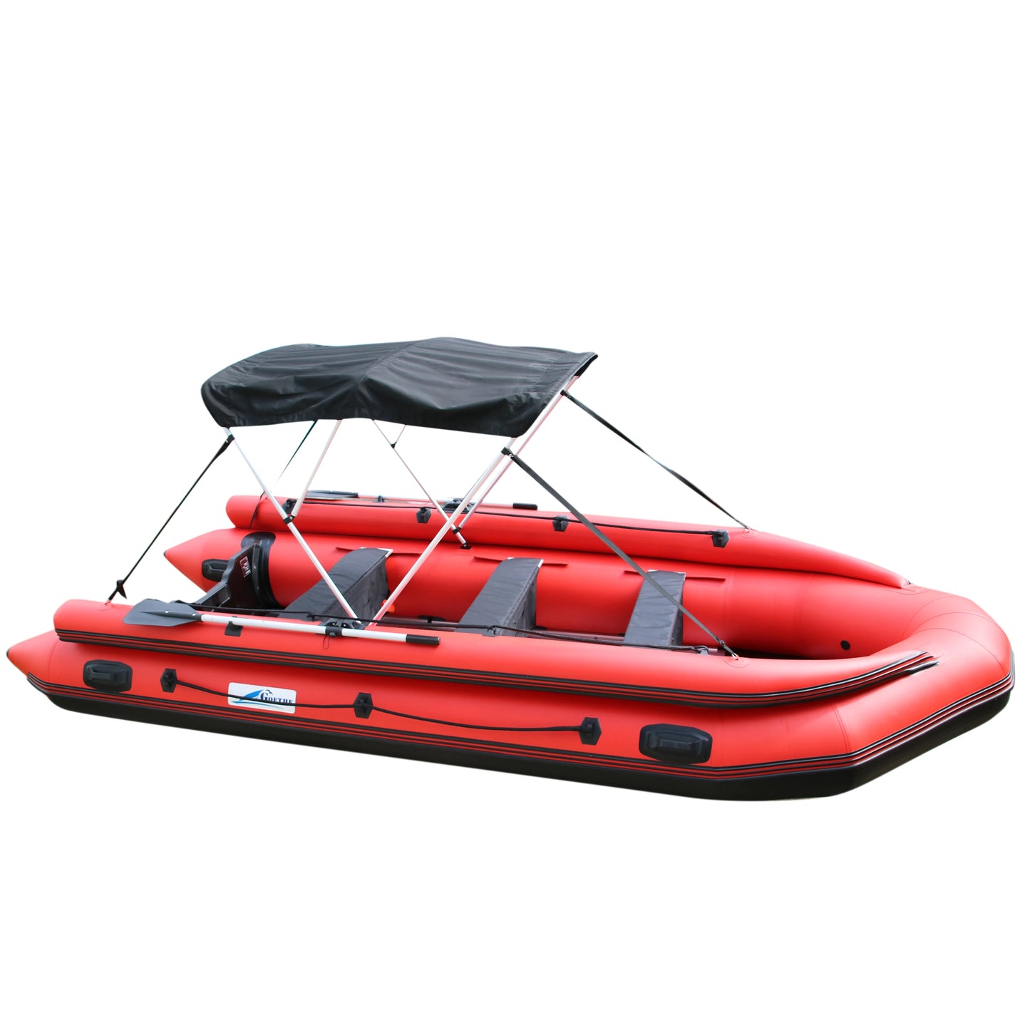 GTS500 Free to USA /CA Ready To Use Aluminum Floor Dingy Raft Inflatable Boat Fishing PVC