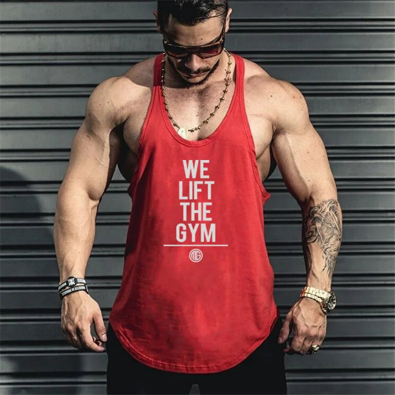 Brand Gyms Clothing Singlet Y Back Tank Top Men Fitness Stringer Vest Canotta Bodybuilding Sleeveless shirt Muscle Tanktop