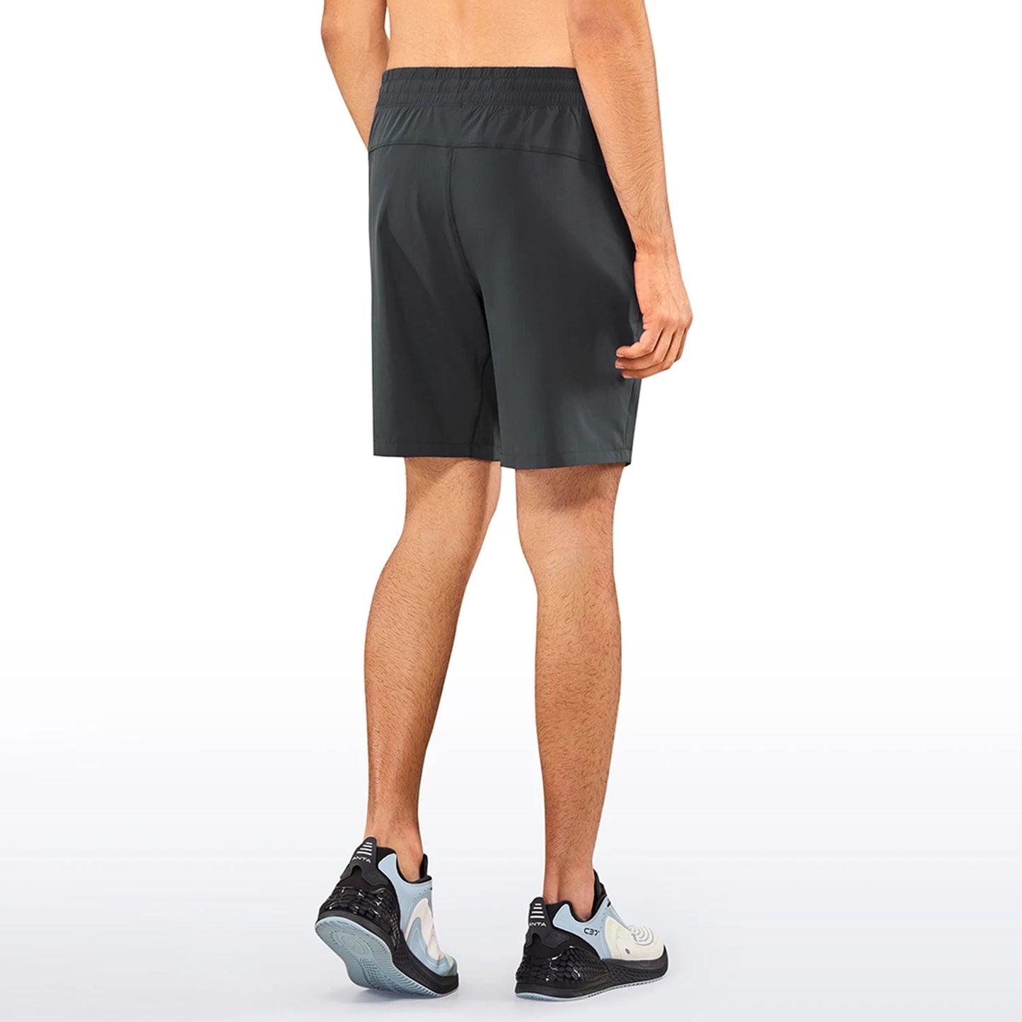 CRZ YOGA Men's Workout Shorts - 9'' Quick Dry Running Sports Athletic Shorts with Pockets
