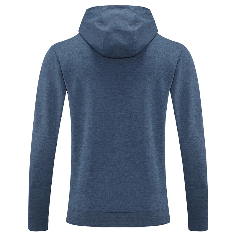 Men Sport Hoodies Zipper Outdoor Hiking Cycling Coat 2021 New Autumn Training Fitness Jackets Thin Male Running Long Sleeve