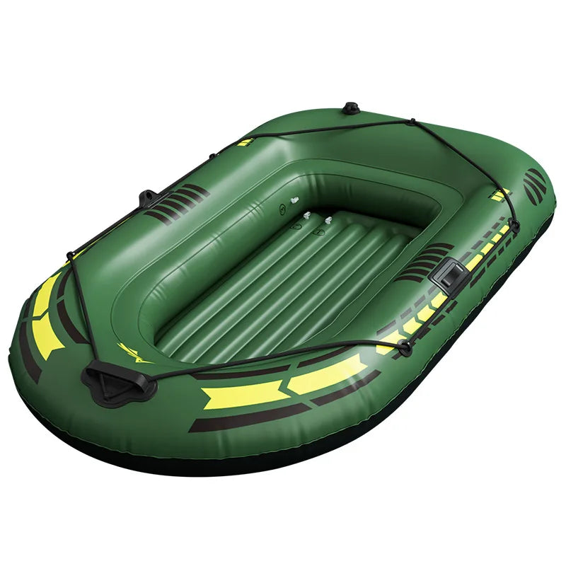 Inflatable Boat 1/2 People PVC Canoe Kayak Rubber Dinghy Thicken Foldable Drifting Fishing Boat Raft With Air Pump And Paddles