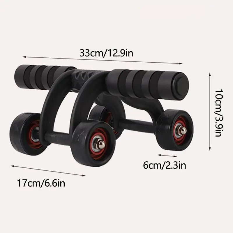 Abdominal Exercise Roller Wheel Sweat Absorption Abs Wheels With High Weight Capacity Exercise Roller Wheels For Home Workplace