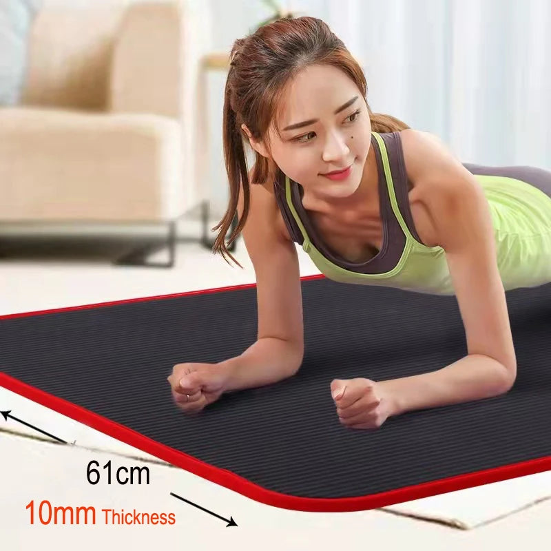 Thick Yoga Acupressure Mat for Meditation, Anti-Slip Mat, Gym Massage Pad, Body Building, Yoga, Sports Mattress at Home, 10mm