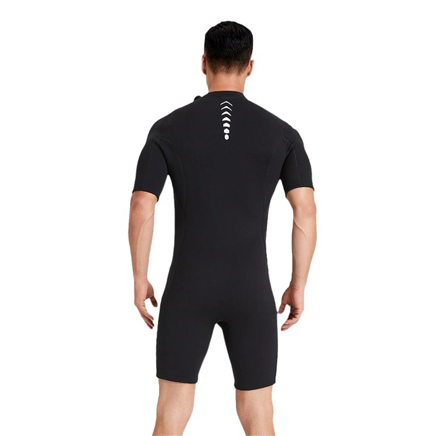 ZCCO Summer Men Women Short Sleeve Diving Suit 3MM Neoprene Front Zipper Wetsuit Scuba Spearfishing Snorkeling Surfing Swimsuit