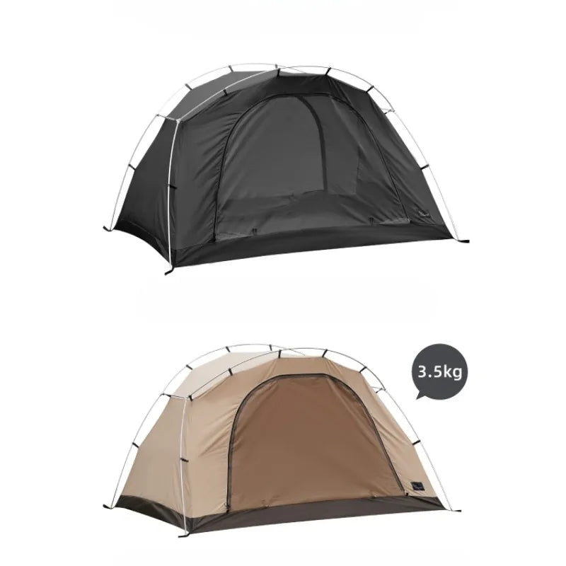 Folding Tent Camping Awning Travel Outdoor 2 Persons TC Cotton Military Bed Tent Accessories Gazebo Glamping Lightweight Tools