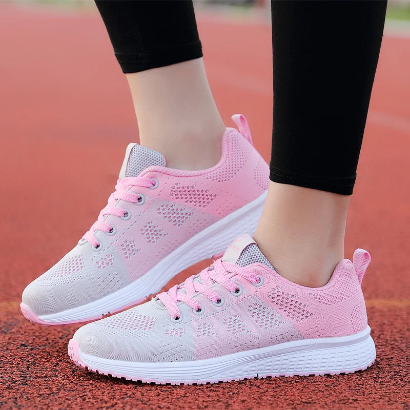 2023 Women Sport Shoes Fashion Platform Sneakers Ladies Spring Winter Flats Running Shoes for Woman