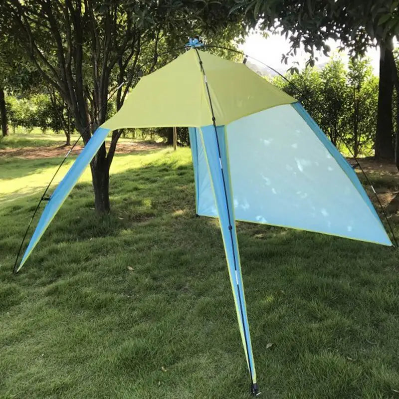 Outdoor Canopy Beach Shelter Portable Lightweight Sun Shade Tent Waterproof Tent Garden Sun Awning Fishing Camping Accessories