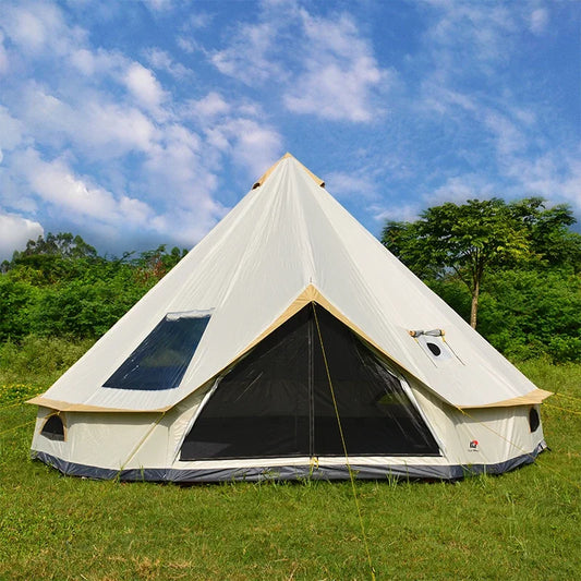 6 8 10 Person Glamping Mongolia Yurt Teepee Family Outdoor Tent Camping Travel Hiking Antistorm UV Car Canopy Beach Awning