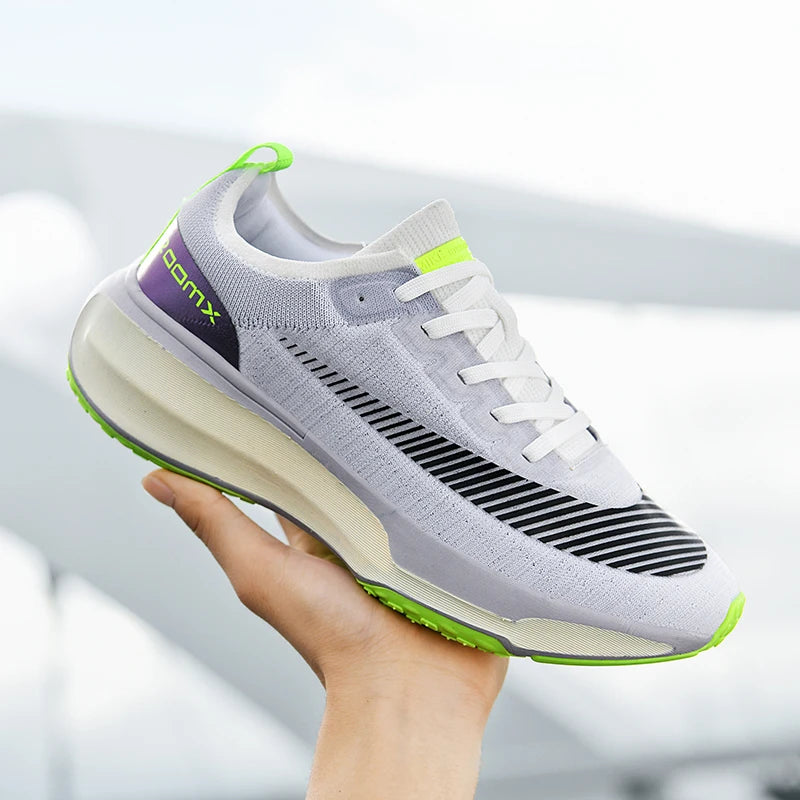 Unisex Fashion Men's Sneakers Lace Up Round Toe Cushioning Running Shoes for Woman Trainer Race Breathable Couple Tenis Shose