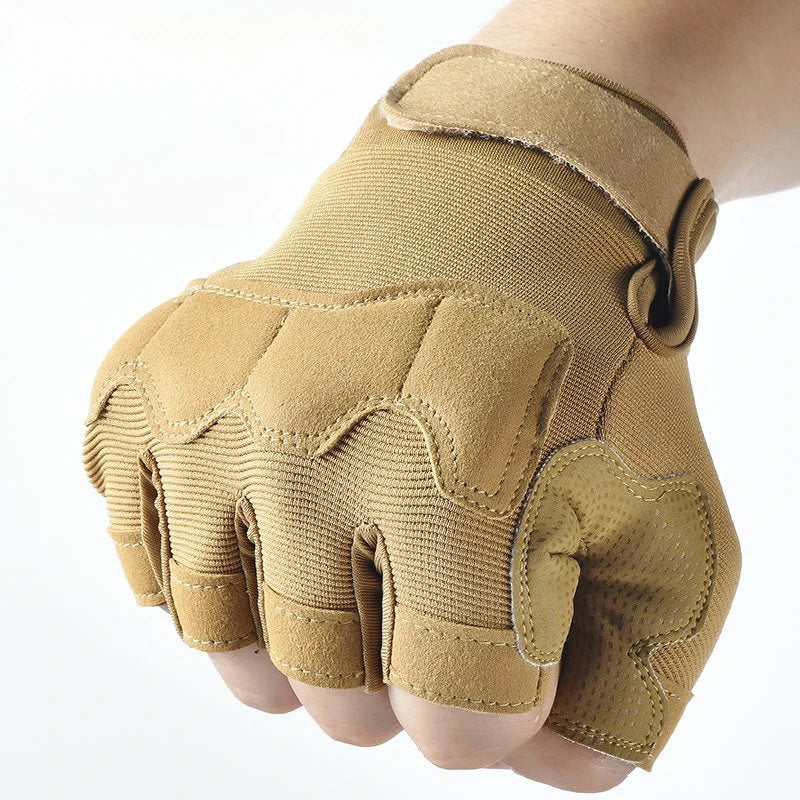 Outdoor Tactical Gloves Sport Gloves Half Finger Military Men Women Combat Shooting Hunting Fitness Fingerless Gloves