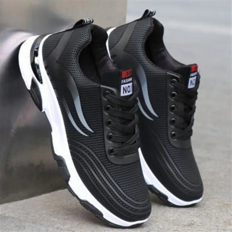 Casual Male Sneakers Outdoor Running Shoes for Men Non-slip Sport  Training Male Shoes Breathable Trainers Lace Up Walking Shoes