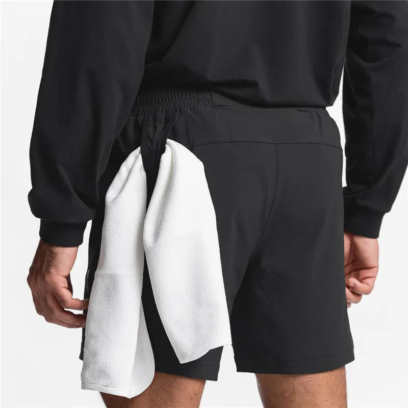 2023 NEW Summer Running Shorts Men Sports Jogging Fitness Shorts Quick Dry Mens Gym Men Shorts Gyms Short Pants For Men