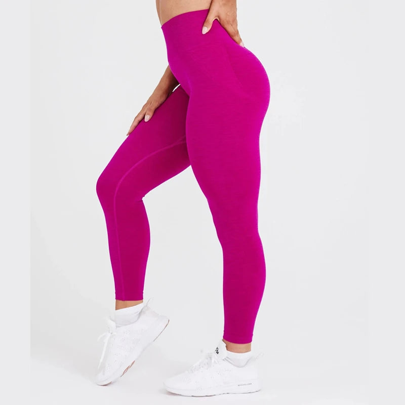 Effortless Seamless Leggings Scrunch Butt GYM Leggings Push Up Women Booty High Waisted Yoga Pants Workout Fitness Tights Female