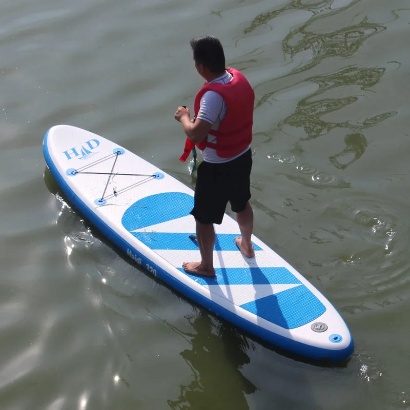 320x76x15cm stand up paddle board cheap economic SUP board EVA carepet inflatable boat kayak dinghy raft water sport surfboard