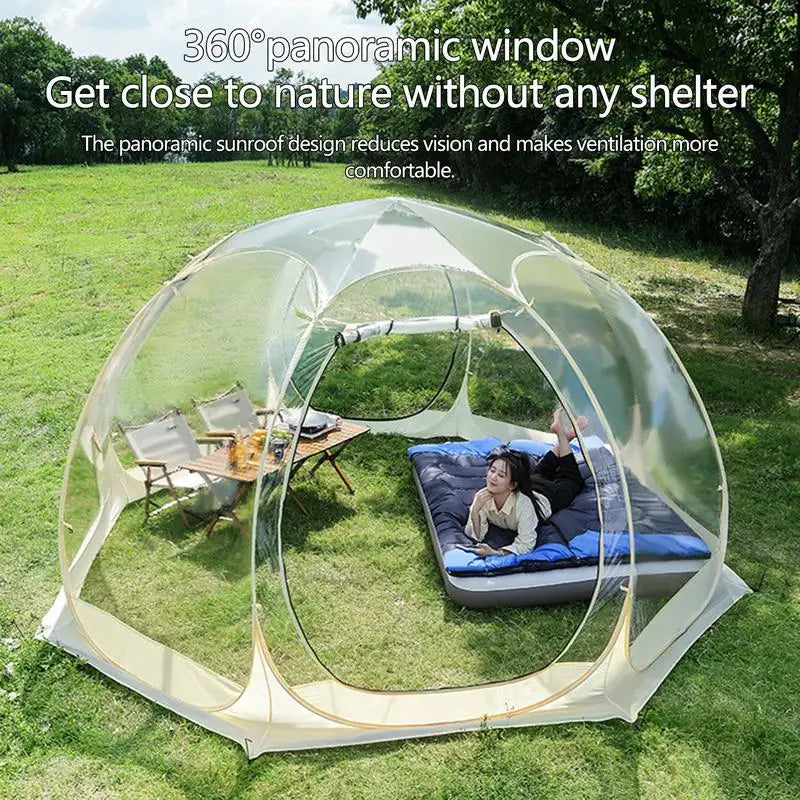 Outdoor Tent Transparent Starry Bubble House Beach Camping Sun Room Online Celebrity Courtyard Yurt Waterproof Car Self Driving