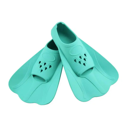 Kids Flippers Comfortable Silicone Flippers Training Short Flippers For Swimming And Diving Short Swim Fins For Beginners Kids