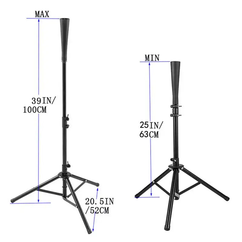 Outdoor adjustable height Baseball Batting Softball Accessories Practical Durable Training Holder Aid Training Equipment