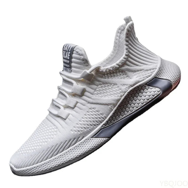 Spring Autumn New Brand Designer Casual Mesh Shoes Men Breathable Running Shoes Men Comfortable All-match Flat Men Sneakers