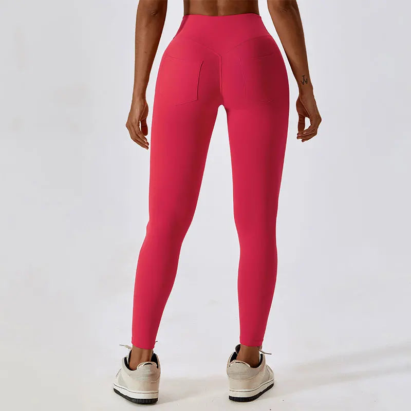 Fitness Legging Woman Push Up Workout Sport Booty Leggings Women Scrunch Butt Female Outfit Gym Nudity Legging Pants pocket