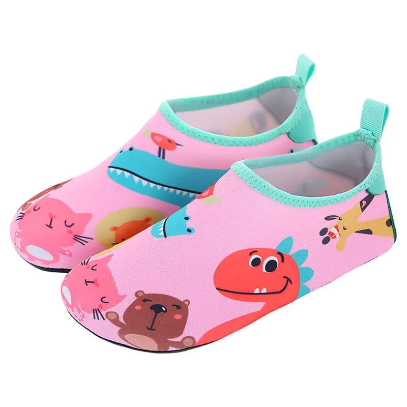 Children Water Beach Shoes Girls Swimming Shoes Quick-Drying Aqua Shoes Boys Soft Floor Indoor Slippers Snorkeling Swim Socks