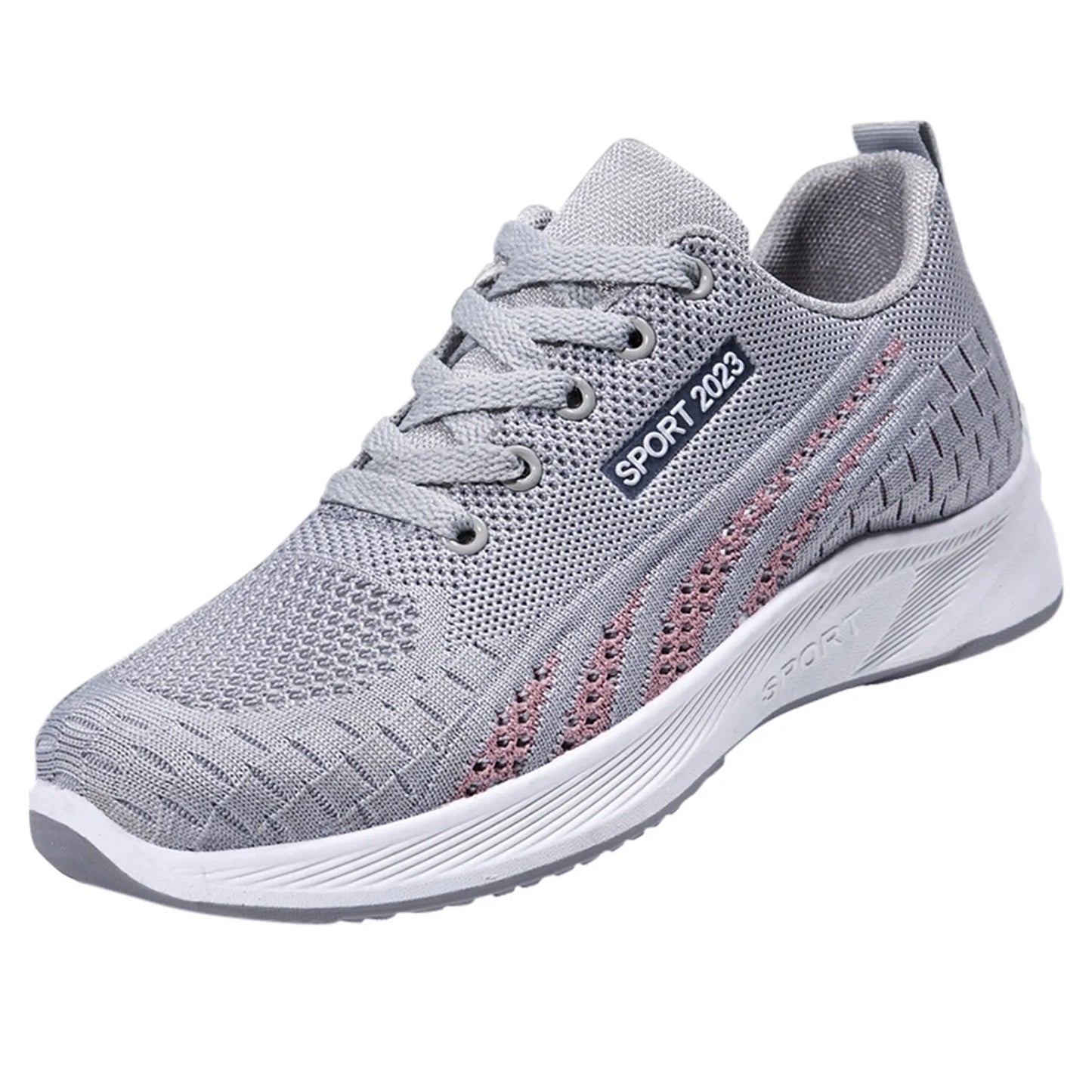 Tennis Shoes For Women 2023 Running Lace Up Round Toe Sports Shoes Woman Platform Sneakers Ladies Shoes On Offer Zapatillas