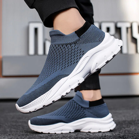 2023 New Men's Casual Sneakers Male Slip-On Sock Shoes Breathable Summer Outdoor Running Shoes for Man Free Shipping Gym Trainer