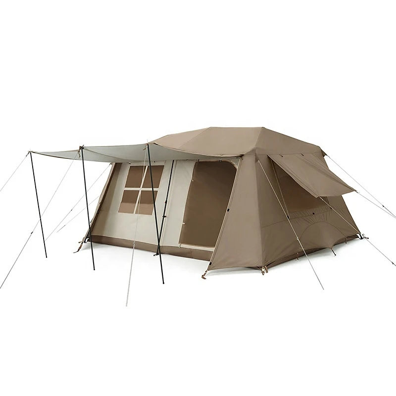 13㎡ Outdoor Camping Two-Bedroom 5-8 People Family Tent Village 13 Automatic Tent Outdoor House Free Shelter