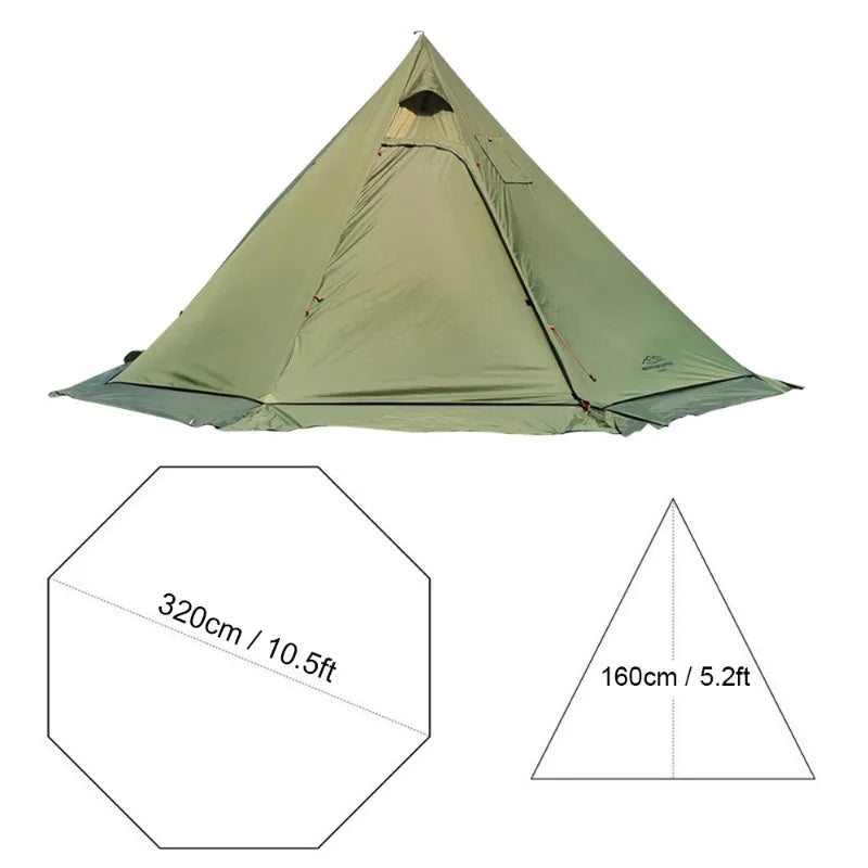 Air Tents Outdoor Camping Waterproof Rain Covers Family Double Layer One Touch Tent for Tourism Glamping Luxury Garden Gazebos