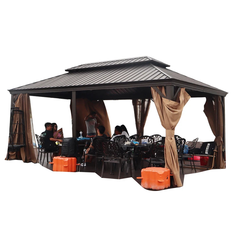 Sunshade outdoor sunshade pavilion courtyard outdoor tent villa luxury high-grade aluminum alloy terrace rain-proof canopy