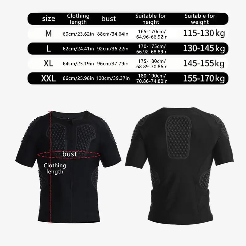 Padded Compression T Shirt Men Summer Sportswear Running T-shirt Elastic Quick Dry Sport Tops Tee Athletic Gym Workout Shirts