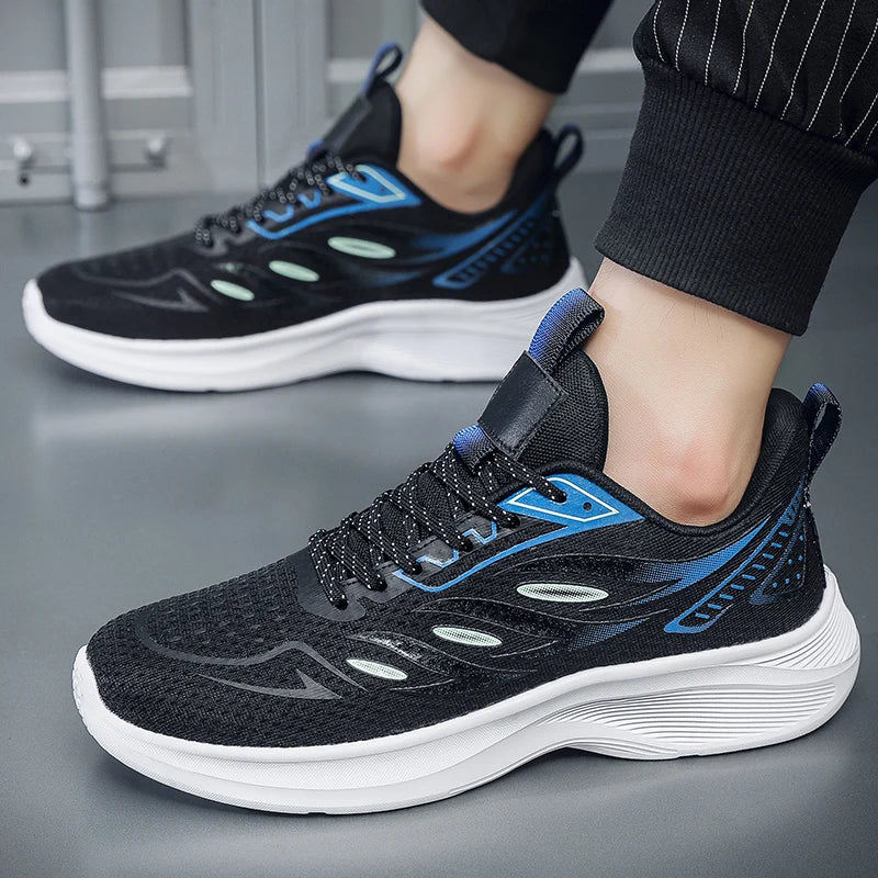 Men's shoes 50 big size 49 super light running shoes foreign trade casual shoes mesh surface flying woven breathable sneakers