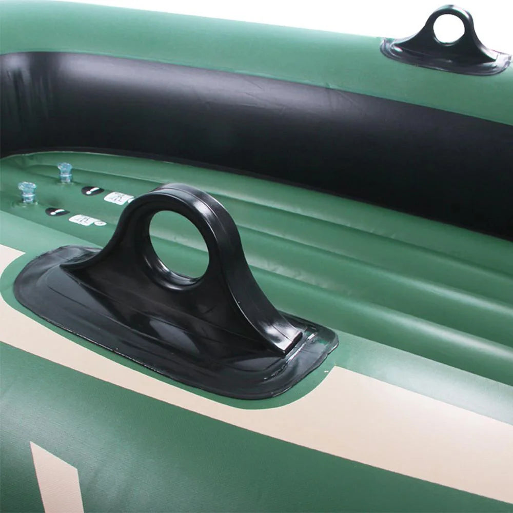 Pvc Inflatable Double Kayak High Quality Canoe Motor Boat Suitable For Fishing Rafting Diving Water Transport