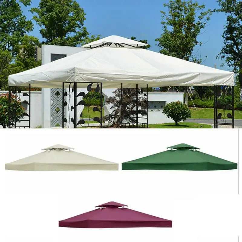 Canopy Replacement top Cover Outdoor Grill Shelter Canopy Top BBQ Tent Cover Tent Topper Replacement Cover for Patio Garden