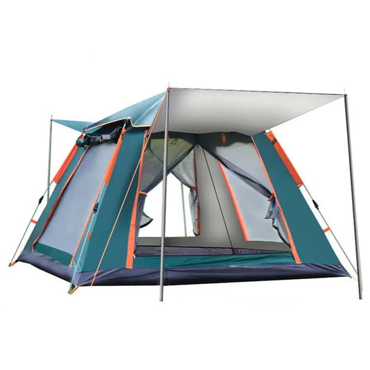 6-7Person Waterproof Automatic Tent  240*240*150cm Double Layer Camping Tent Outdoor Dome Camping Family Tent Couple Tent