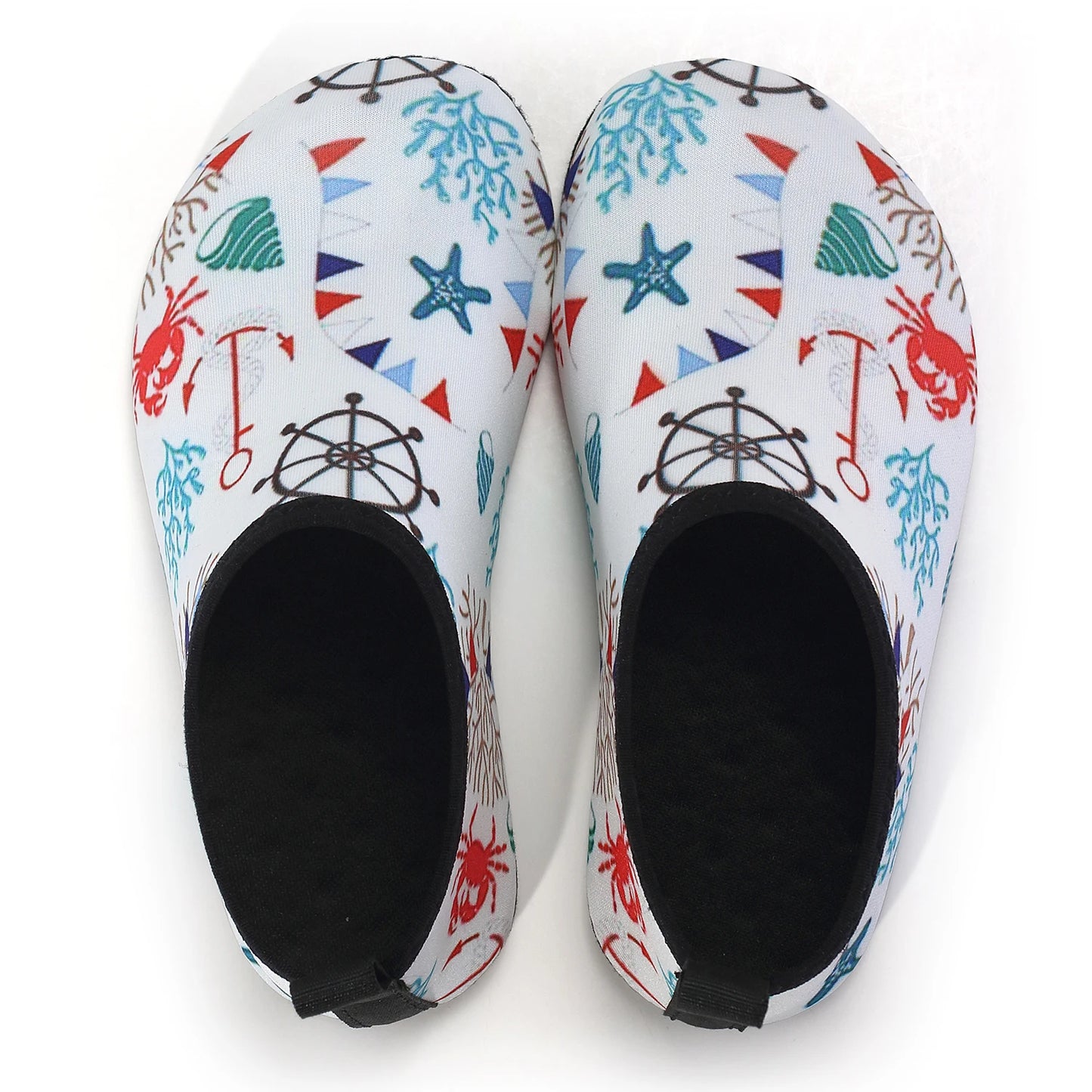 Summer Children's Colorful Printed Thin Sole Swimming Shoes Outdoor Beach Creek Tracing Sneakers
