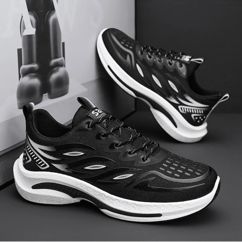 Fashion Running Shoes For Men Breathable Wear-Resistant Men Sports Shoes Jogging Cushioning Sneakers Comfortable Training Shoes