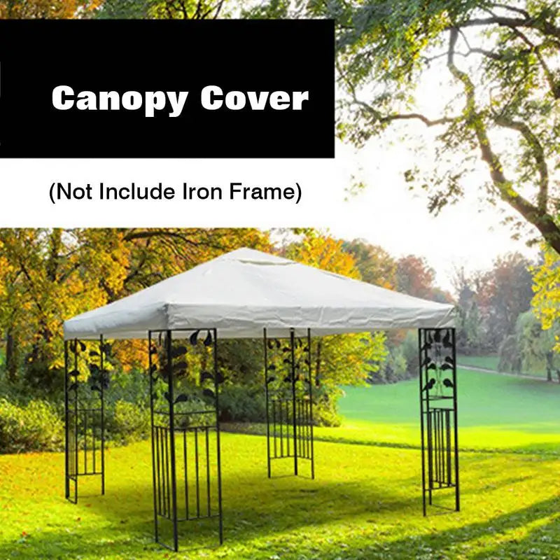 Canopy Replacement top Cover Outdoor Grill Shelter Canopy Top BBQ Tent Cover Tent Topper Replacement Cover for Patio Garden