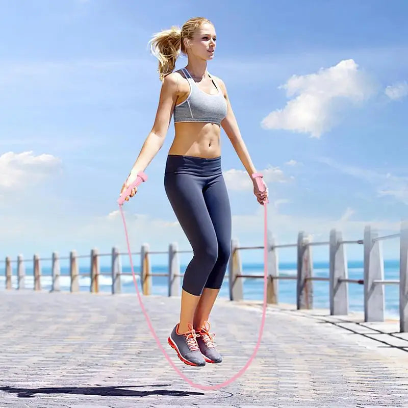 Skipping Rope Fitness Adjustable Exercise Jump Rope Portable Skipping Rope For Fitness Speed Jump Rope For Workout Women