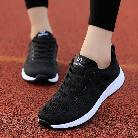 2023 Women Sport Shoes Fashion Platform Sneakers Ladies Spring Winter Flats Running Shoes for Woman