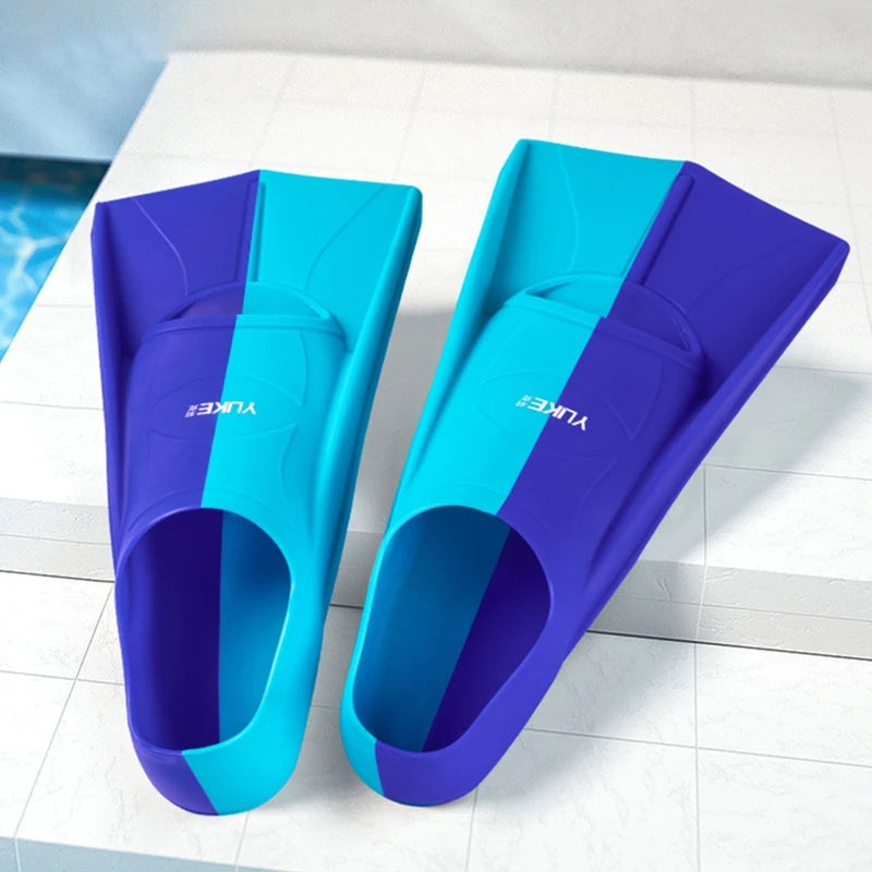 Swimming Fins Travel Short Blades for Diving Pool Swimming Men and Women Swimming Professional Lightweight Diving Training Fins