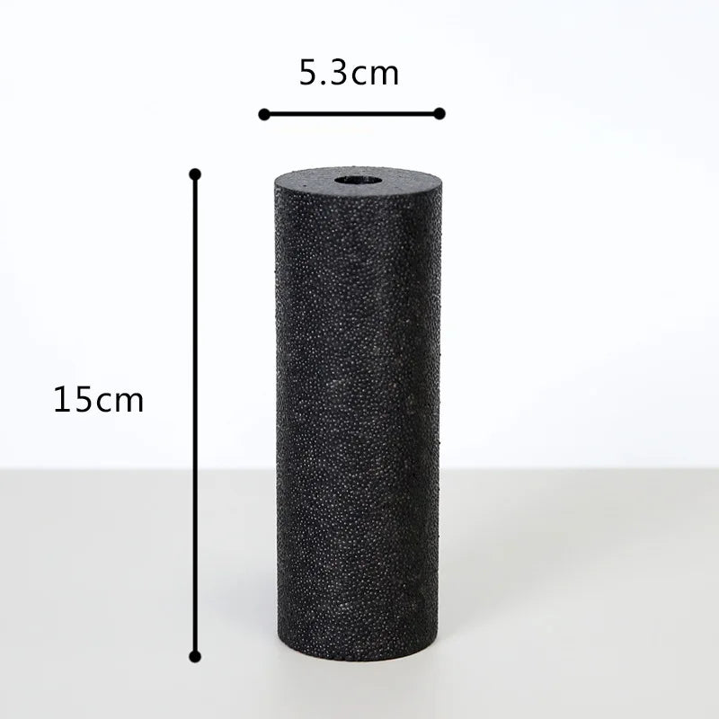 EPP Yoga Column Foam Roller Hollow Portable Muscle Relaxation Fitness Equipment Mini Massage Slimming Hand Grip Block 15x5.3cm