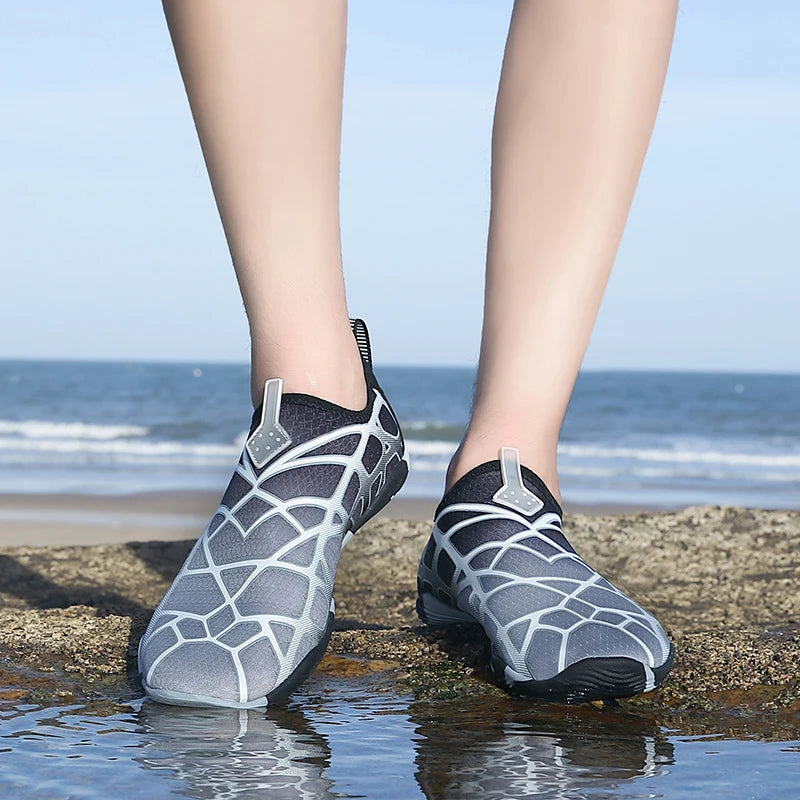 Men Women Wading Shoes Quick Drying Breathable Beach Shoes Snorkeling Swimming Footwear Anti Slip Outdoor Sports Seaside