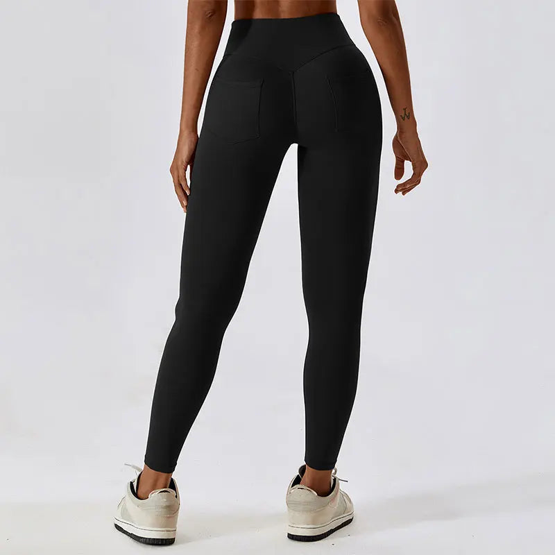 Fitness Legging Woman Push Up Workout Sport Booty Leggings Women Scrunch Butt Female Outfit Gym Nudity Legging Pants pocket